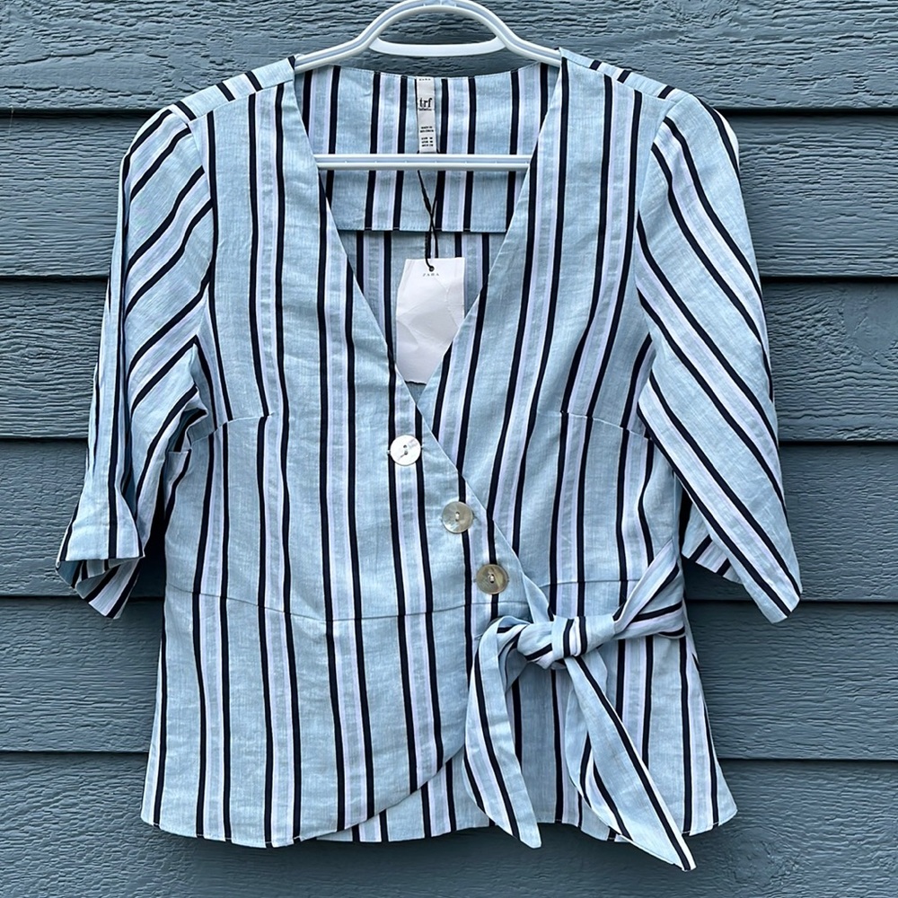 Zara Linen Blend Top